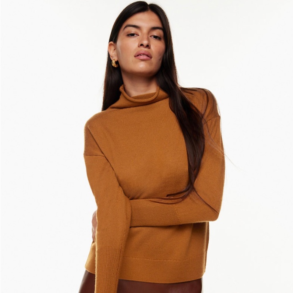 Luxe Cashmere Wilfred Mockneck sweater - Picture 7 of 7